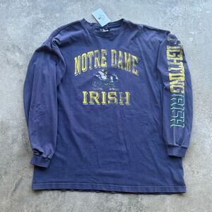 Notre Dame Fighting Irish Vintage JanSport Long Sleeve T-Shirt‎ XL